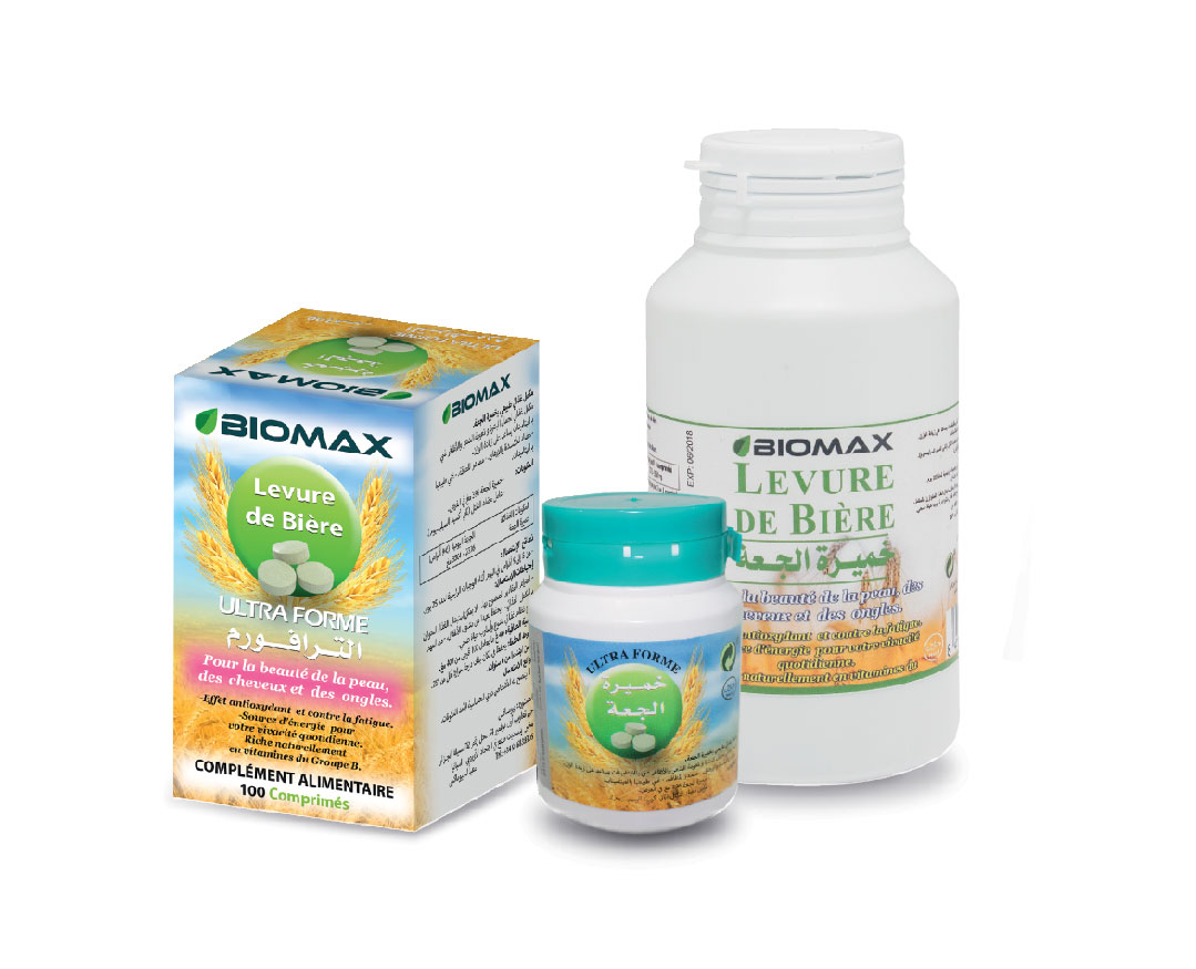 Biomax Levure De Bière 100 Comprimés