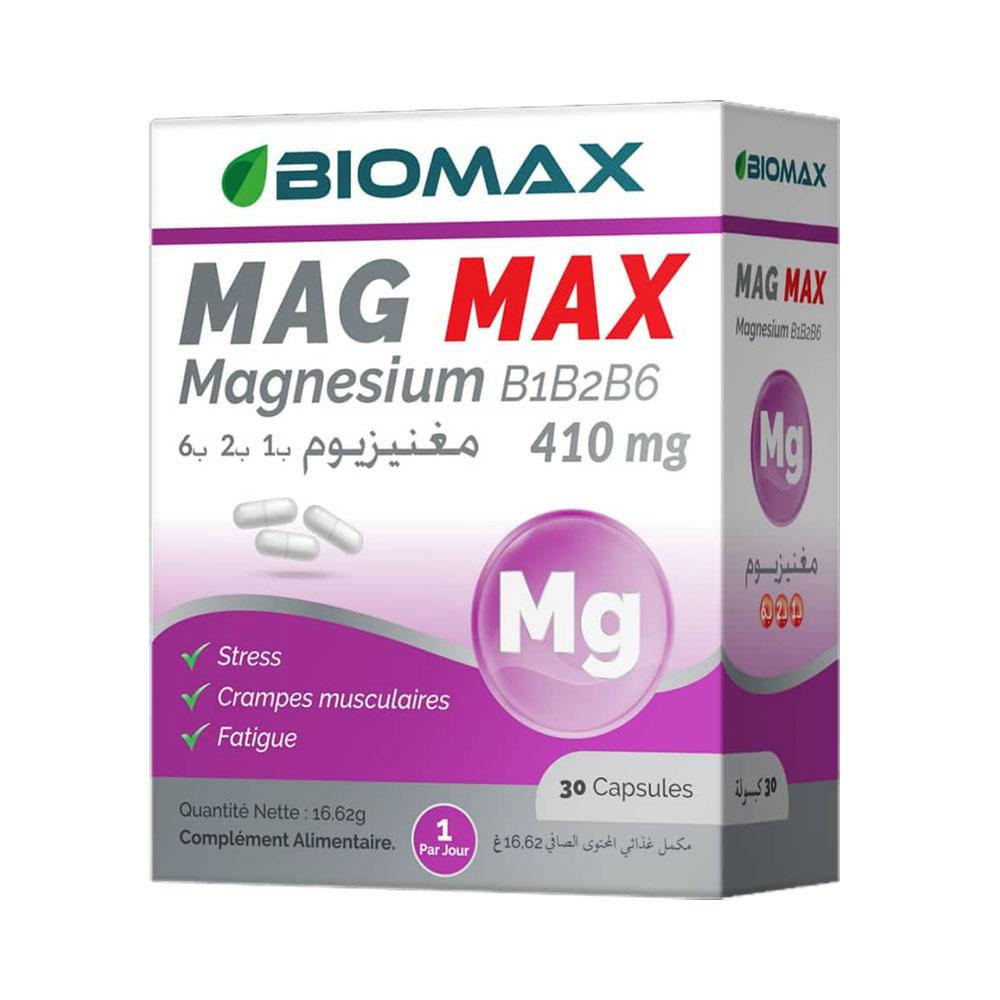 MAG MAX: Magnésium B1+B2+B6 - Biomax